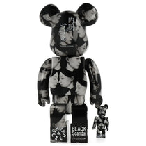 400% + 100% Bearbrick Black Scandal Yohji Yamamoto x Suzume Uchida x S.H.I.P & Crew Multiple Selves - Medicom Toy-Magna-Carta