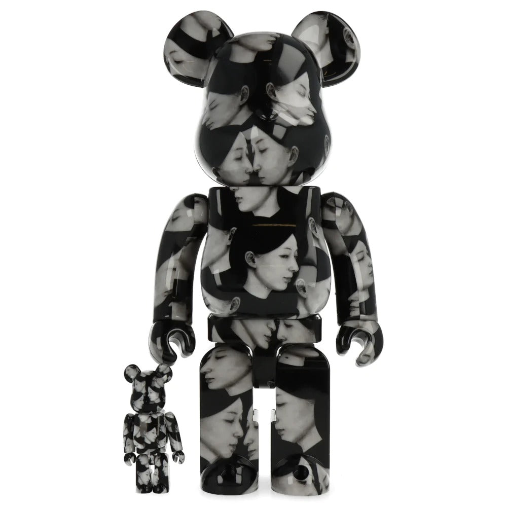 400% + 100% Bearbrick Black Scandal Yohji Yamamoto x Suzume Uchida x S.H.I.P & Crew Multiple Selves - Medicom Toy-Magna-Carta