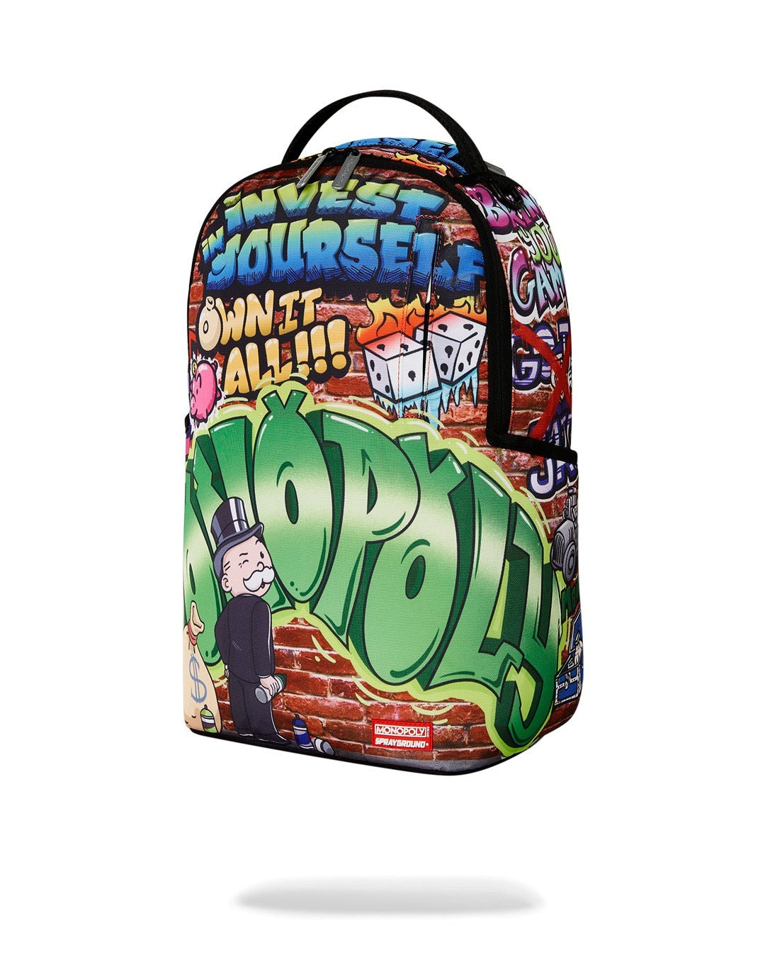 Sac à dos - MONOPOLY MAN GRAFFITI DLXR BACKPACK - SPRAYGROUND - Sac à