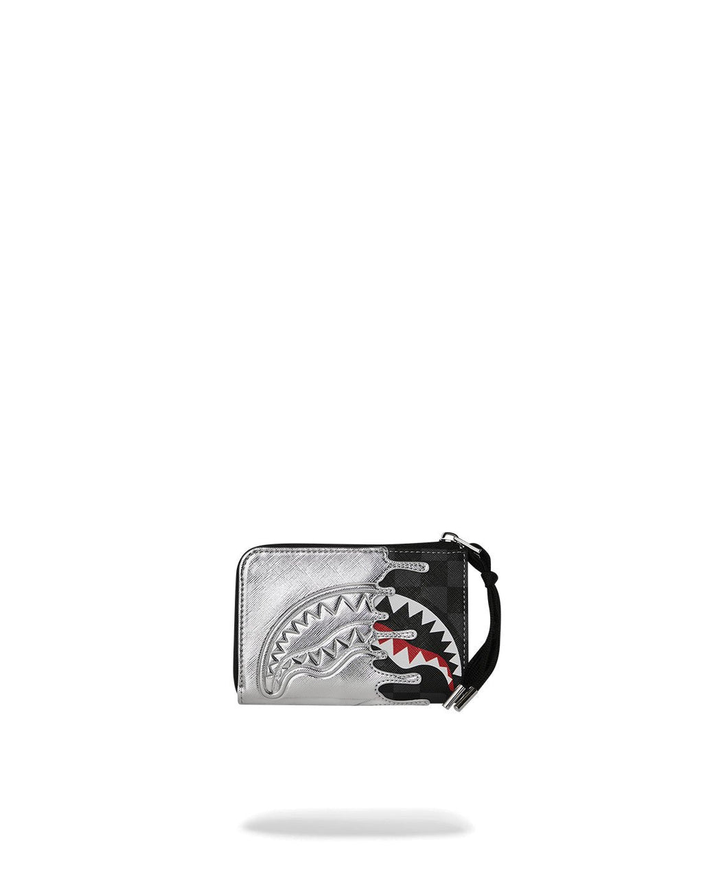 Accessoire - SILVER SIDE DRIP BLACK CHECK WALLET - SPRAYGROUND-Magna-Carta