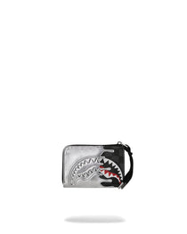 Accessoire - SILVER SIDE DRIP BLACK CHECK WALLET - SPRAYGROUND-Magna-Carta