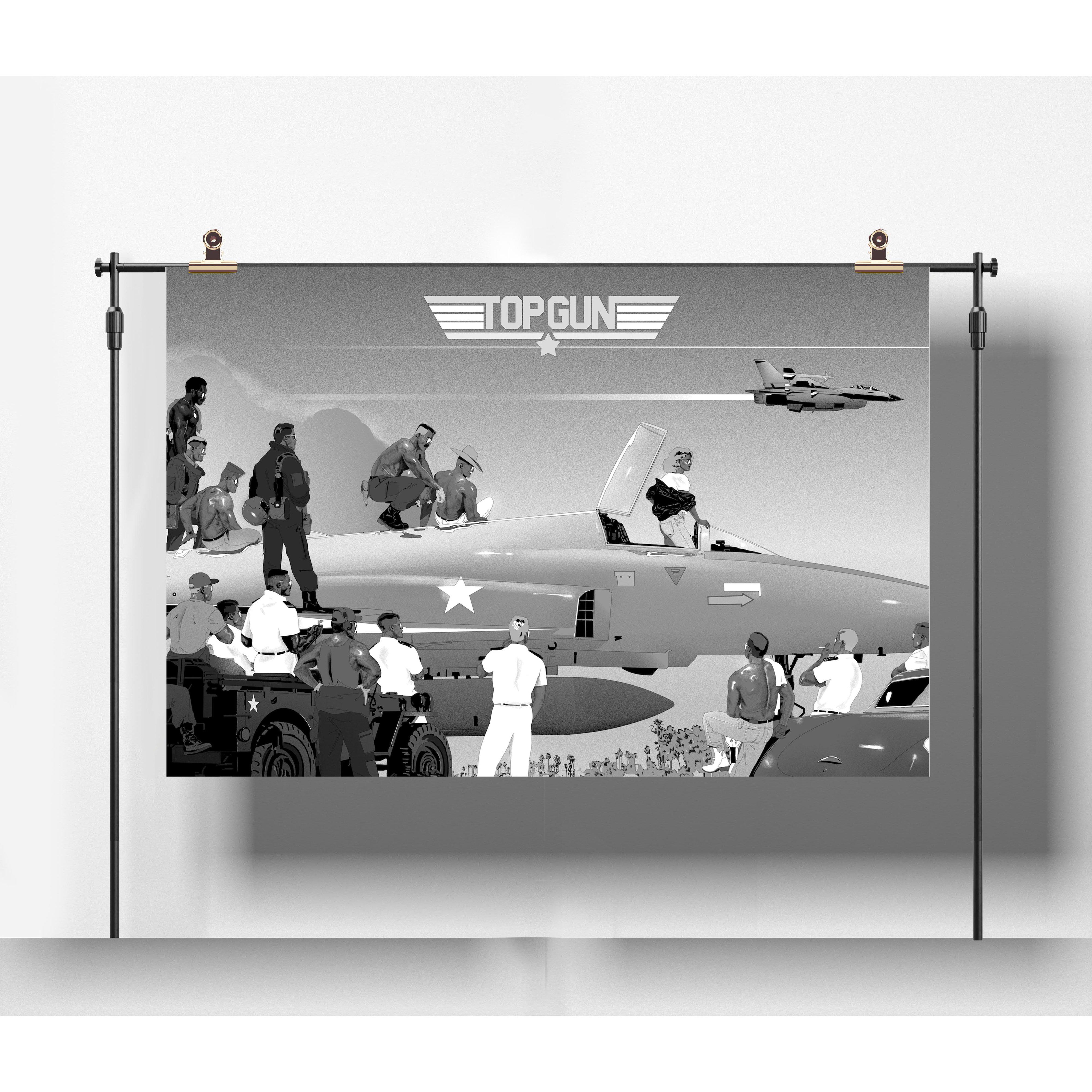 Affiche Top Gun variant - Plakat-Magna-Carta Main image