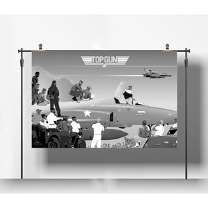 Affiche Top Gun variant - Plakat-Magna-Carta