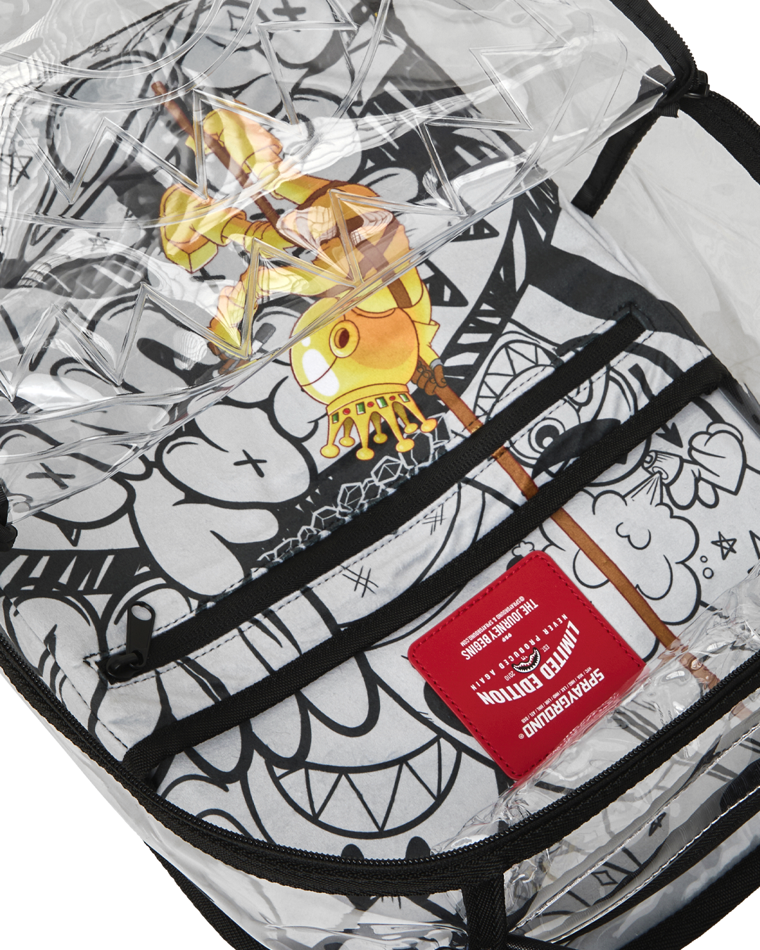 Sac à dos - ASTROMANE DOODLE CLEAR BACKPACK - SPRAYGROUND