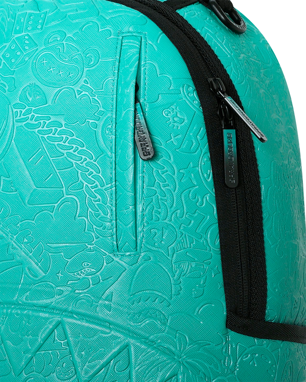 Sac à dos - TURQUOISE DOODLE EMBOSS BACKPACK - SPRAYGROUND