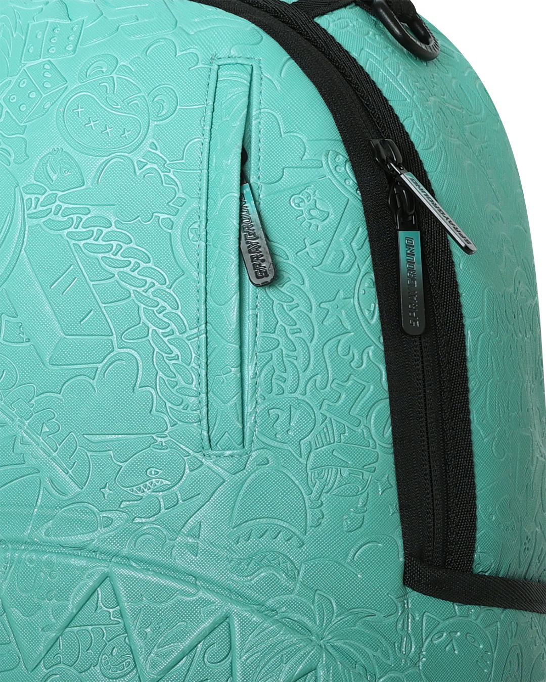 Sac à dos - TURQUOISE DOODLE EMBOSS BACKPACK - SPRAYGROUND