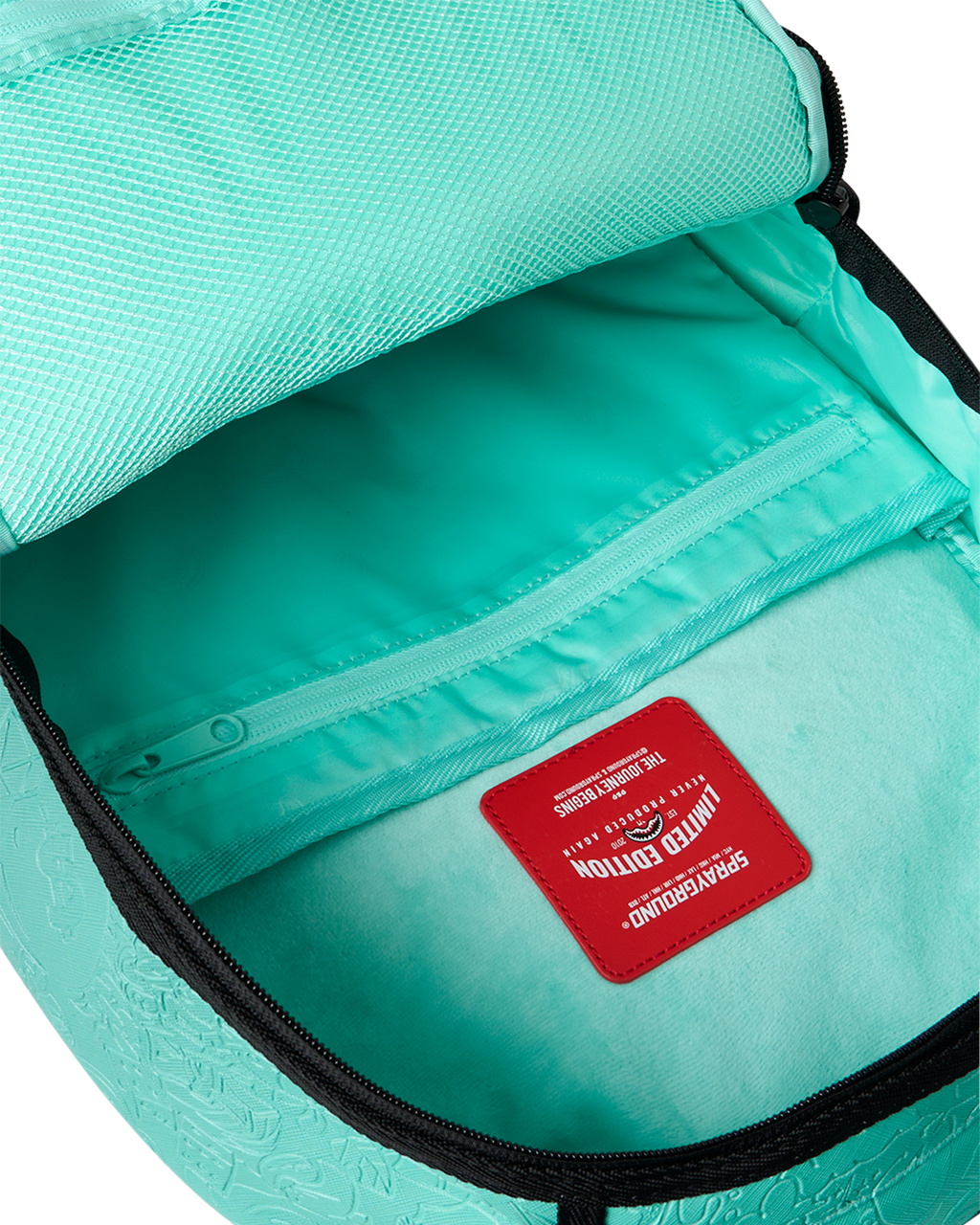 Sac à dos - TURQUOISE DOODLE EMBOSS BACKPACK - SPRAYGROUND