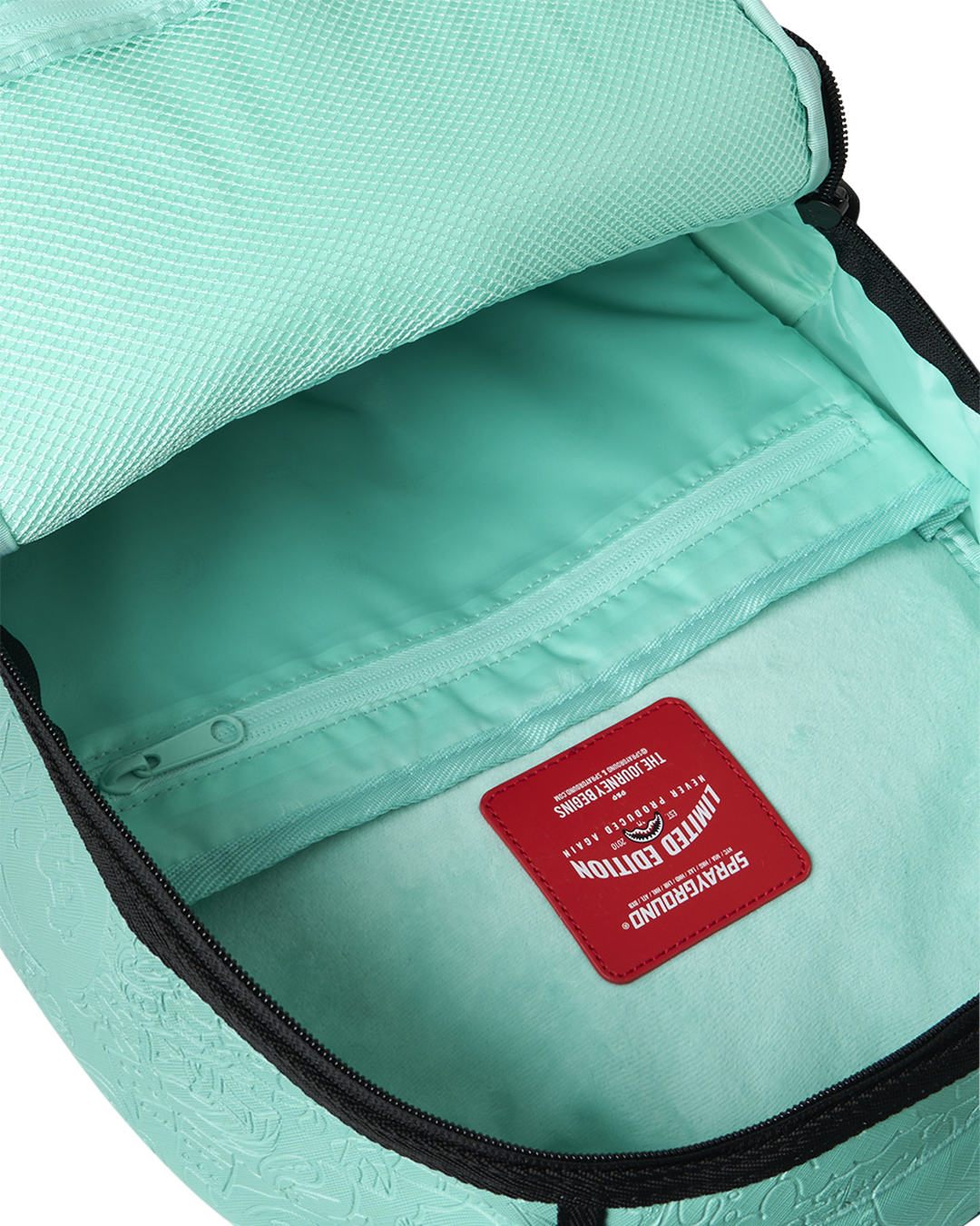 Sac à dos - TURQUOISE DOODLE EMBOSS BACKPACK - SPRAYGROUND
