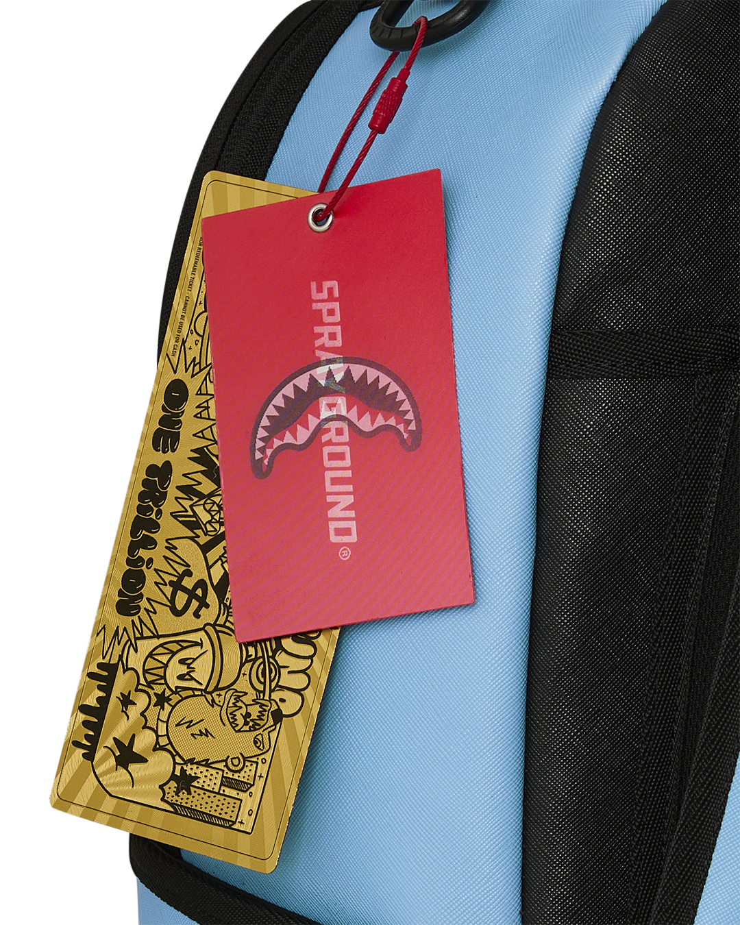 Sac à dos - SHARK CENTRAL BUBBLY BLUE BACKPACK - SPRAYGROUND