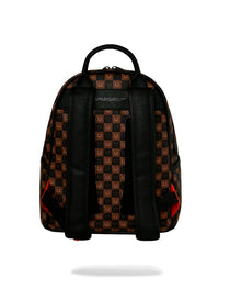 Sac à dos - SHARKS IN PARIS WTF BUBBLE BROWN CHECK SAVAGE BACKPACK - SPRAYGROUND