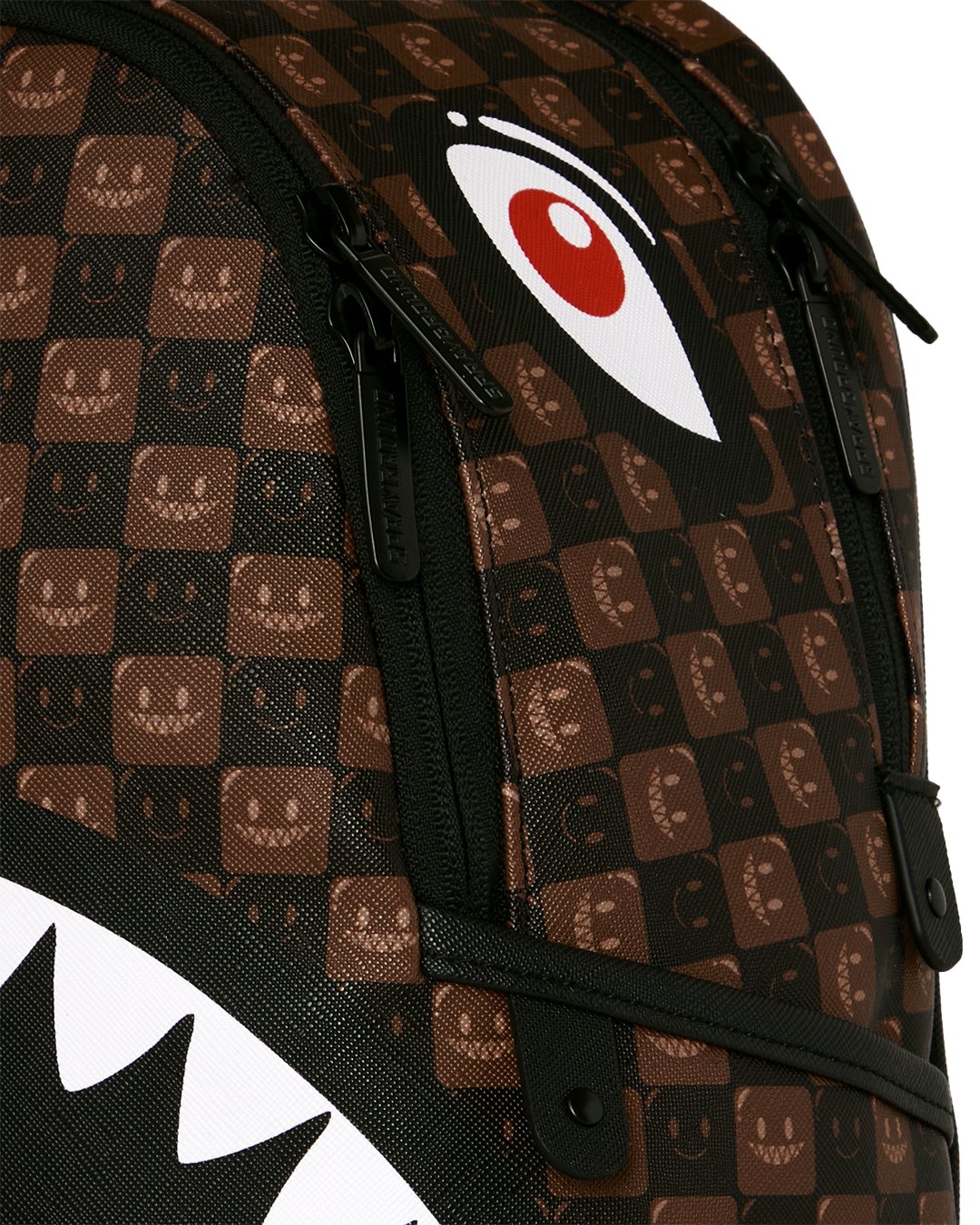 Sac à dos - SHARKS IN PARIS WTF BUBBLE BROWN CHECK SAVAGE BACKPACK - SPRAYGROUND