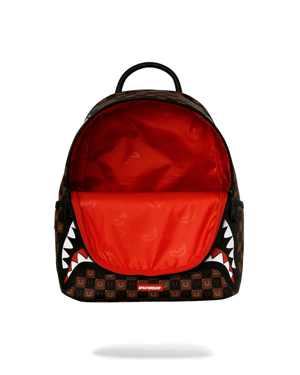 Sac à dos - SHARKS IN PARIS WTF BUBBLE BROWN CHECK SAVAGE BACKPACK - SPRAYGROUND