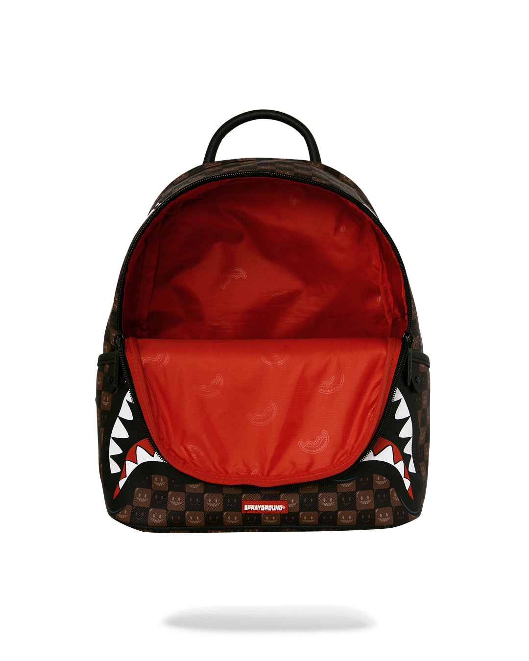 Sac à dos - SHARKS IN PARIS WTF BUBBLE BROWN CHECK SAVAGE BACKPACK - SPRAYGROUND