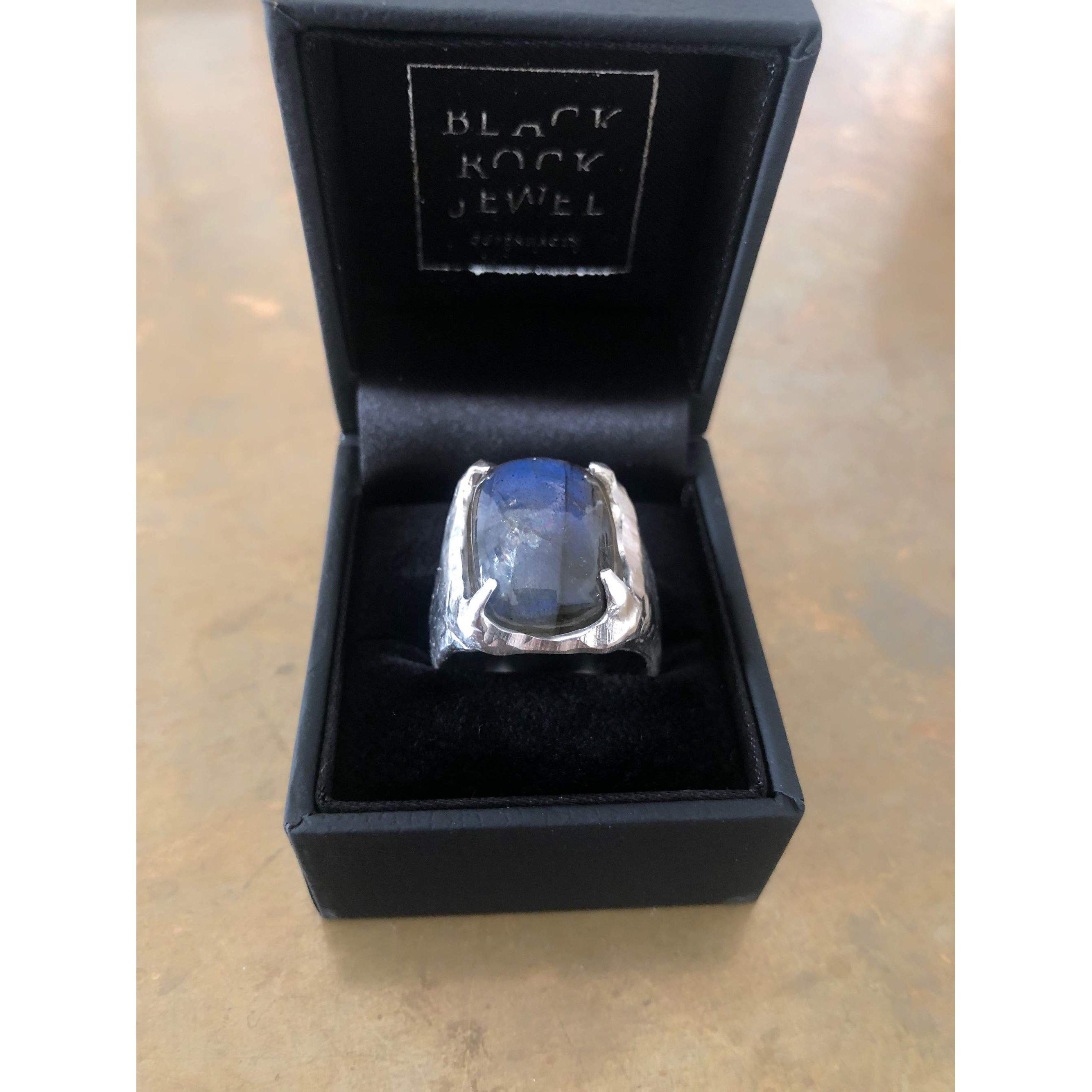 Bague Labradorite - Black Rock Jewel-Magna-Carta