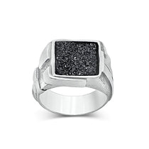 Bague Metallurgy Black Drusy - Black Rock Jewel-Magna-Carta