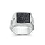 Bague Metallurgy Black Drusy - Black Rock Jewel-Magna-Carta