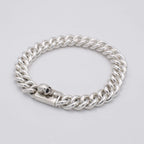 Bracelet homme gourmette maillon avec tête de mort en argent - Black Rock Jewel-Magna-Carta