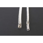 Bracelet homme gourmette petit avec tête de mort en argent - Black Rock Jewel-Magna-Carta