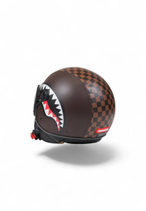 Casque - SHARKS IN PARIS HELMET BROWN - SPRAYGROUND-Magna-Carta