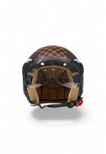 Casque - SHARKS IN PARIS HELMET BROWN - SPRAYGROUND-Magna-Carta