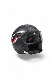 Casque - SHARKS IN PARIS HELMET GREY - SPRAYGROUND-Magna-Carta