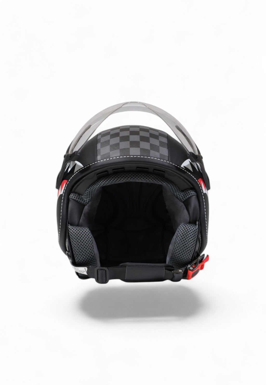 Casque - SHARKS IN PARIS HELMET GREY - SPRAYGROUND-Magna-Carta