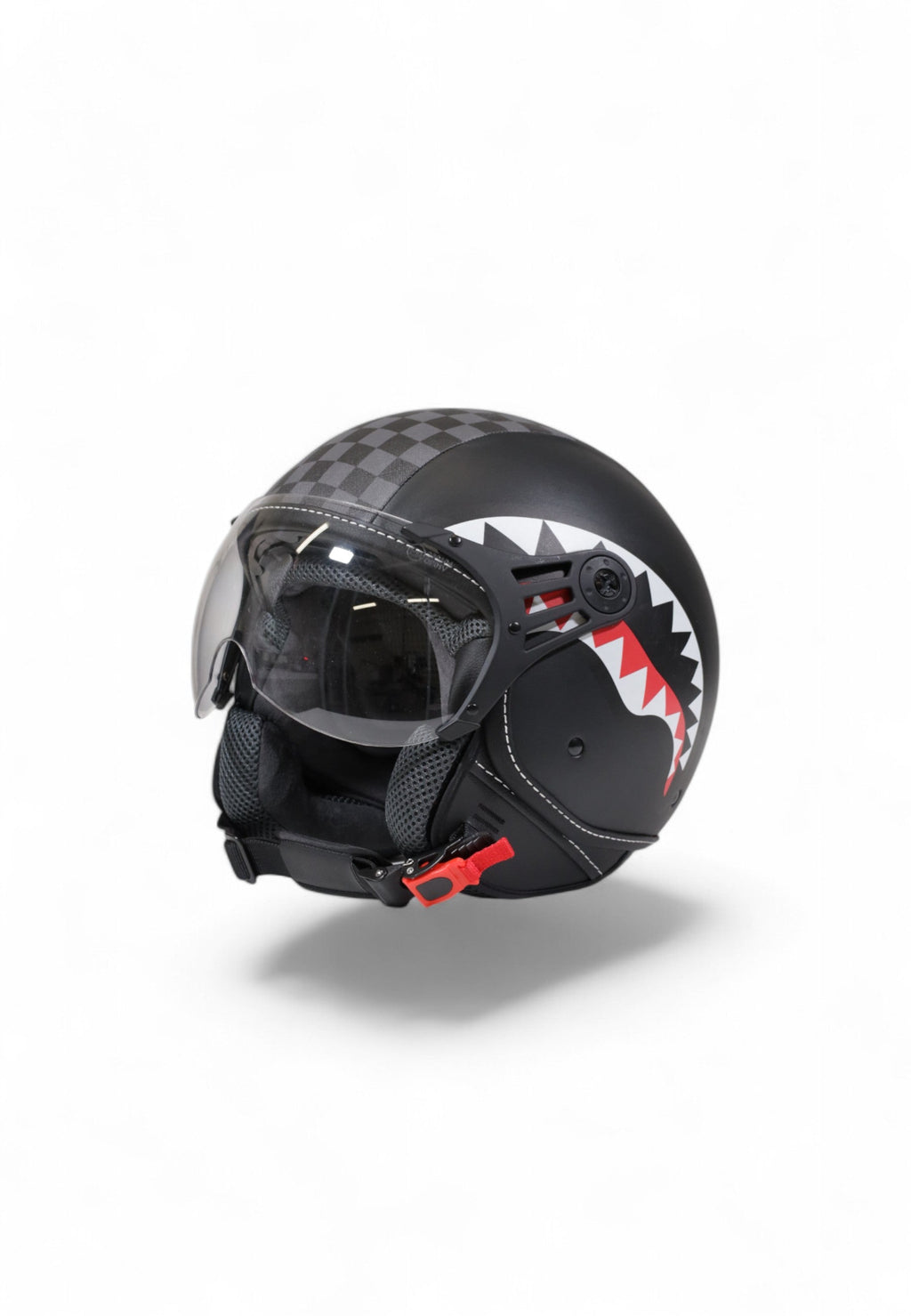 Casque - SHARKS IN PARIS HELMET GREY - SPRAYGROUND-Magna-Carta