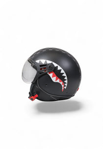 Casque - SHARKS IN PARIS HELMET GREY - SPRAYGROUND-Magna-Carta