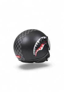 Casque - SHARKS IN PARIS HELMET GREY - SPRAYGROUND-Magna-Carta