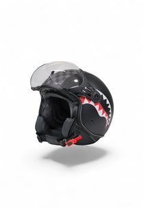 Casque - SHARKS IN PARIS HELMET GREY - SPRAYGROUND-Magna-Carta