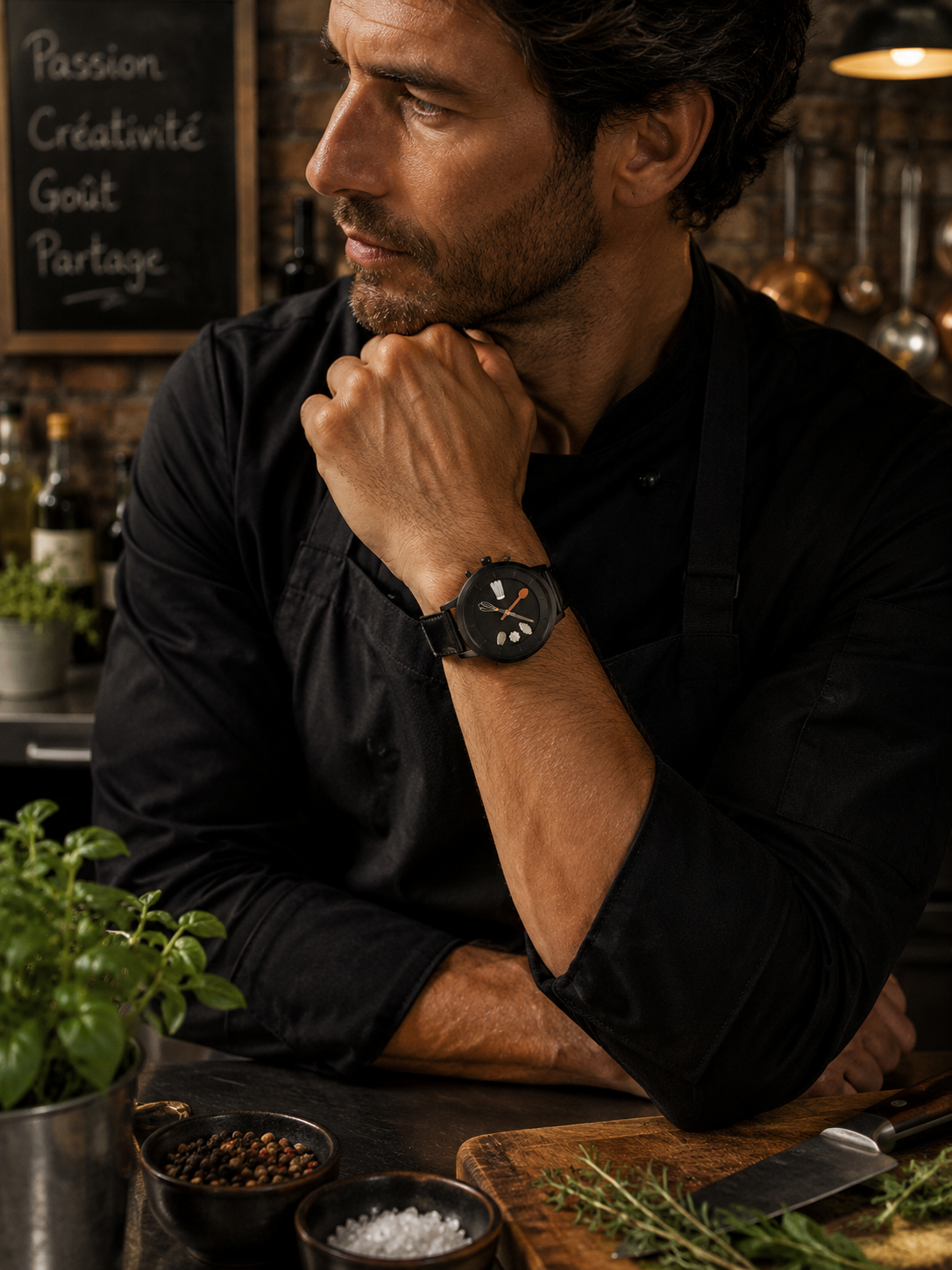 Montre Chef B W 38 - AKTEO Image secondaire du produit
