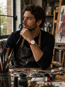 Montre peinture 02 W 38 - AKTEO