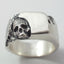 Chevalière tête de mort en argent - Black Rock Jewel-Magna-Carta