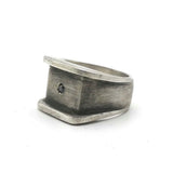 Squared Stone ring - Enri Mars