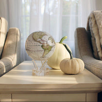 Globe terrestre Cassini antique blanc - WCT -MOVA Globes-Magna-Carta