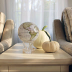 Globe terrestre Cassini antique blanc - WCT -MOVA Globes-Magna-Carta