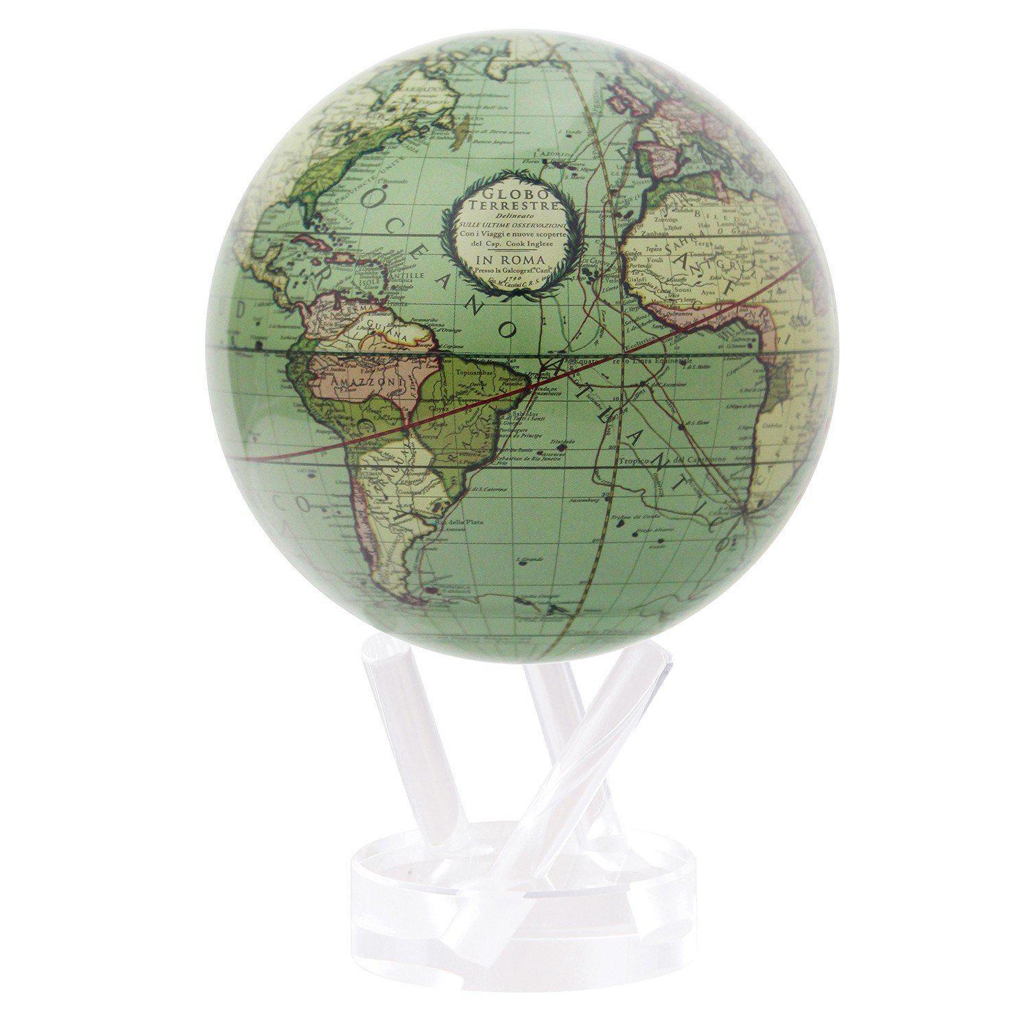 Globe terrestre Cassini antique vert - GCT -MOVA Globes-Magna-Carta Image principale du produit