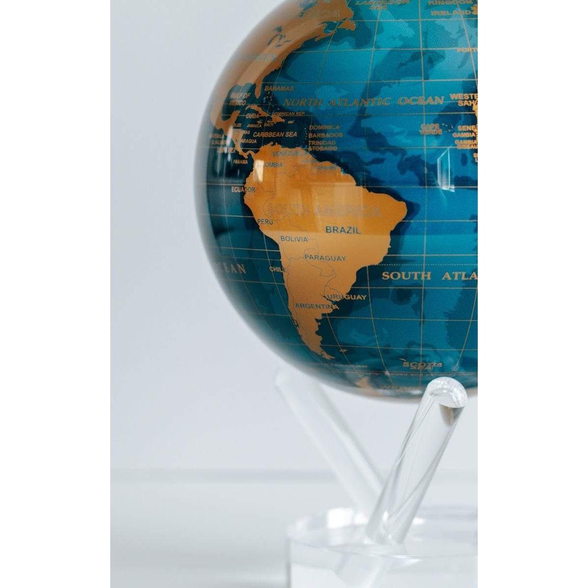 Globe terrestre bleu et or - GDB - MOVA Globes Image secondaire du produit