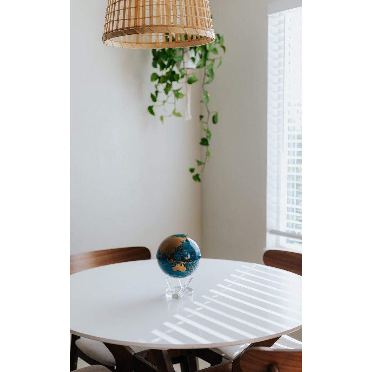 Globe terrestre bleu et or - GDB - MOVA Globes-Magna-Carta
