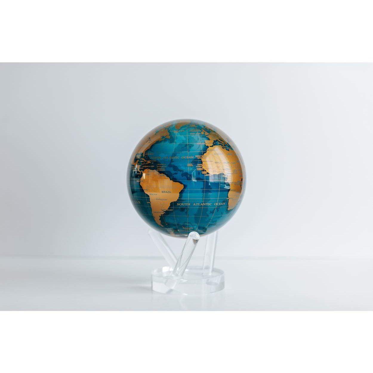 Globe terrestre bleu et or - GDB - MOVA Globes-Magna-Carta Image principale du produit