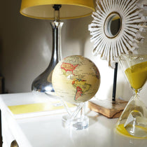 Globe terrestre carte politique jaune - ATE - MOVA Globes-Magna-Carta