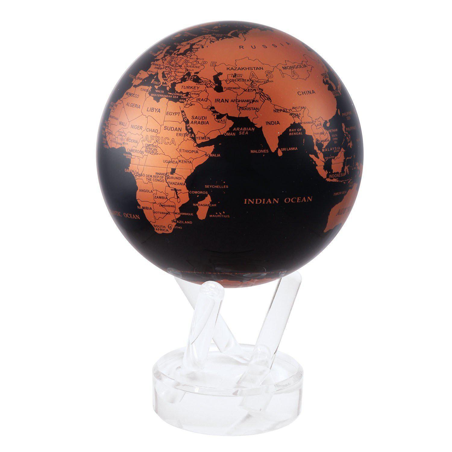 Globe terrestre noir et cuivre - CBE - MOVA Globes-Magna-Carta Image principale du produit