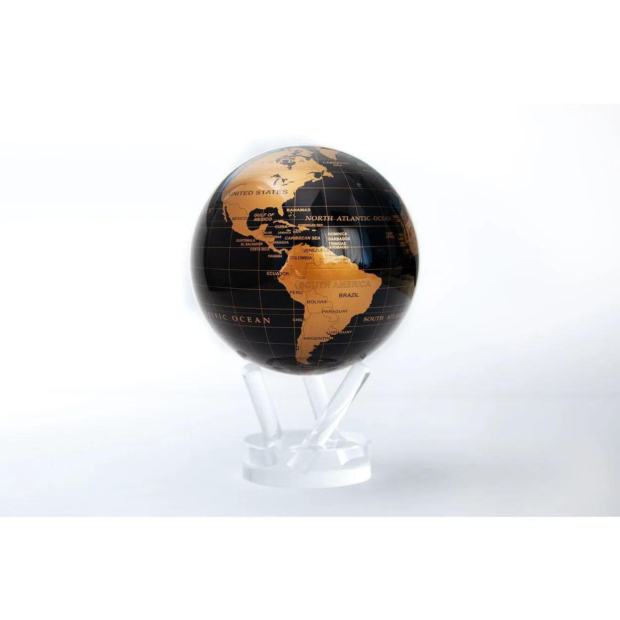 Globe terrestre noir et or - GBK -MOVA Globes-Magna-Carta Image principale du produit