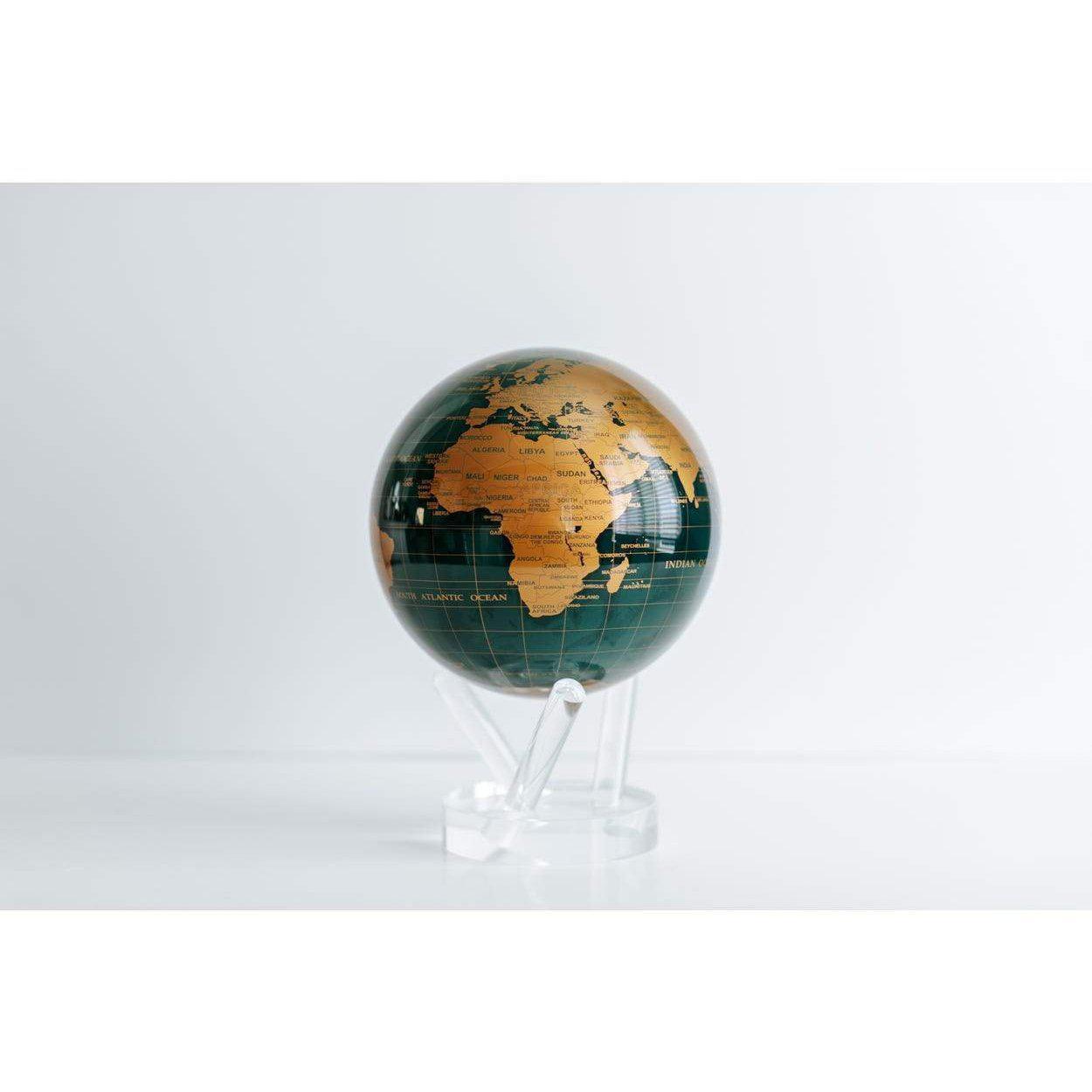 Globe terrestre vert et or - GDG - MOVA Globes-Magna-Carta Image principale du produit
