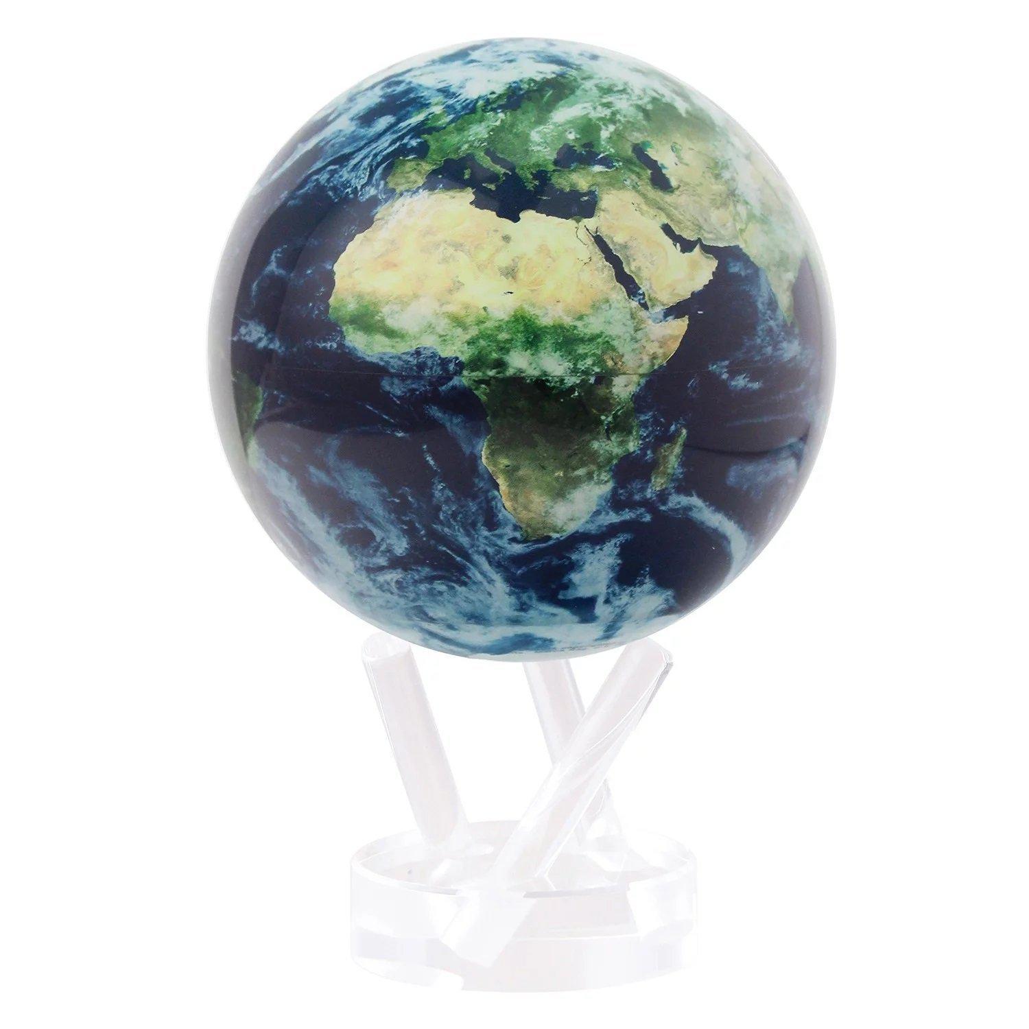 Globe terrestre vue satellite nuages- STE C - MOVA Globes-Magna-Carta Image principale du produit