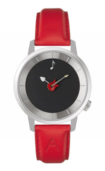 Montre Guitare rouge 38 - AKTEO