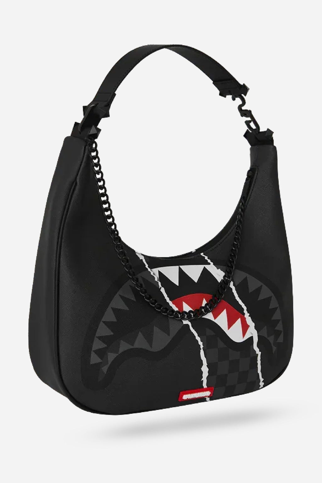 Sac à main - CENTER RIP REVEALING GRAY CHECK HANDBAG - SPRAYGROUND