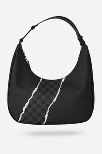 Sac à main - CENTER RIP REVEALING GRAY CHECK HANDBAG - SPRAYGROUND
