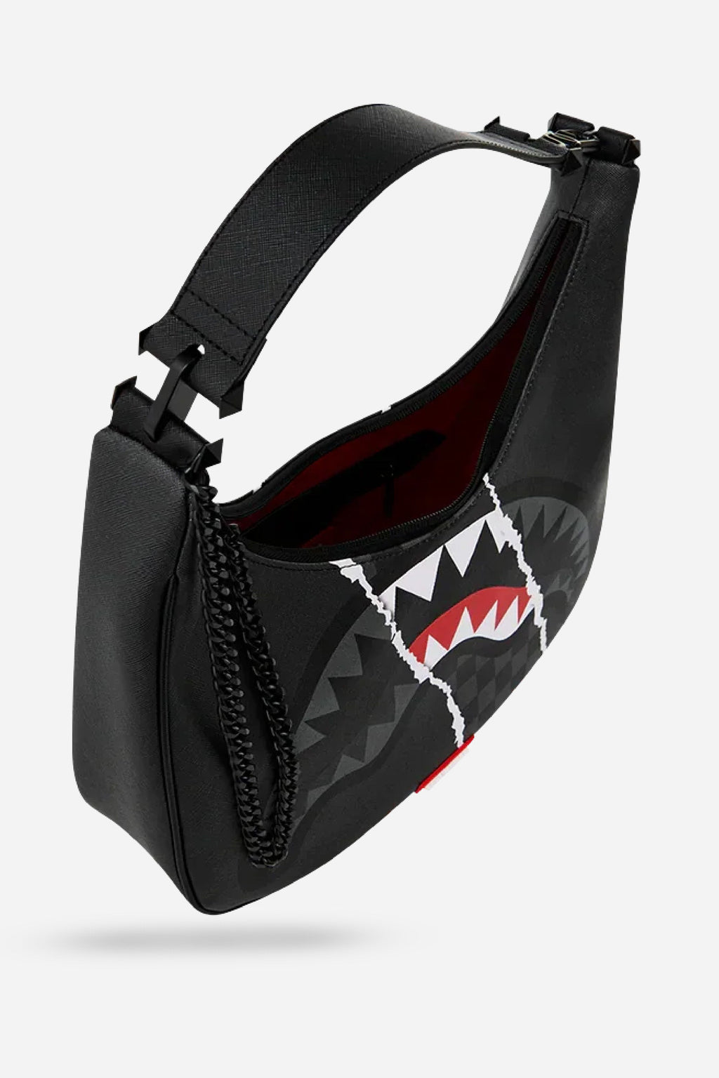 Sac à main - CENTER RIP REVEALING GRAY CHECK HANDBAG - SPRAYGROUND