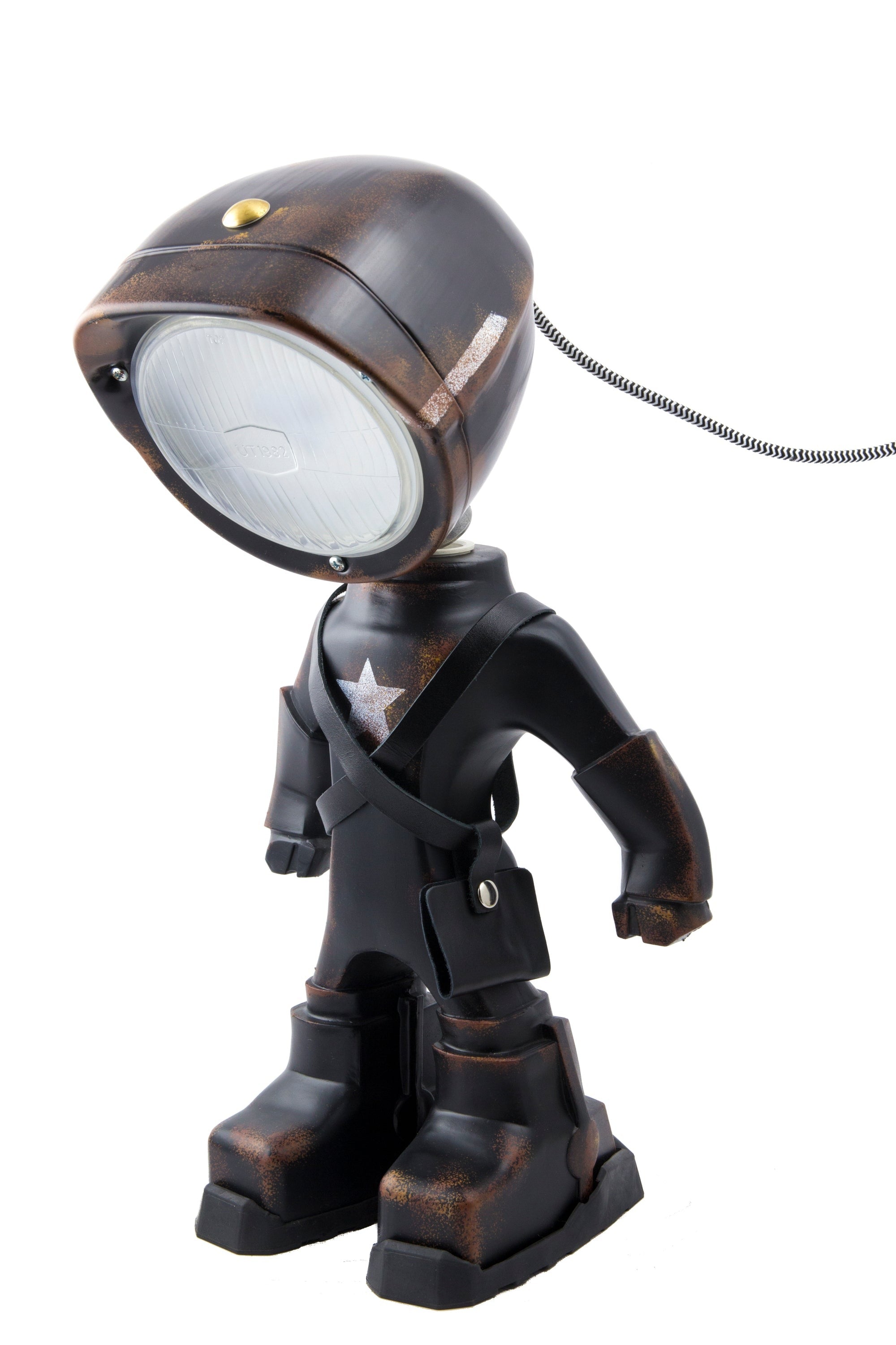 Lampe connectée Army noire - The Lampster-Magna-Carta